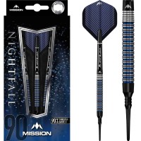 Masquedardos Darts Mission Nightfall M2 Straight Ring 90% 19g