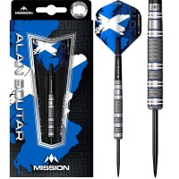 Masquedardos Darts by Alan Soutar Mission Soots Blue white 22g 90% D0856