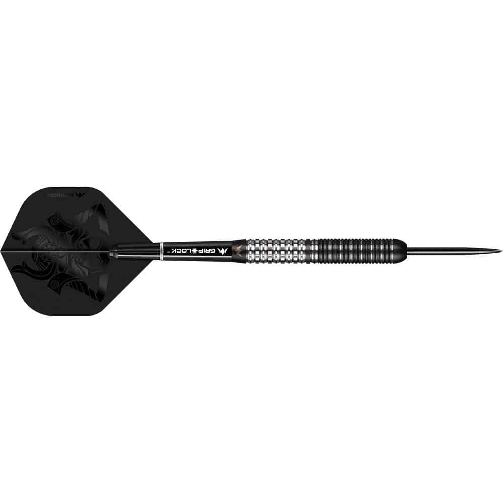 Masquedardos Les fléchettes Mission Kuro M1 Noir Grip à sabre arrière 90% 22g D5399