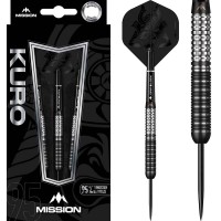 Masquedardos Les fléchettes Mission Kuro M1 Noir Grip à sabre arrière 90% 22g D5399