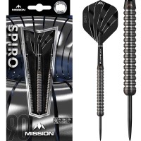 Masquedardos Dardos Mission Spiro M1 Graphite Pvd Negro 90% 21gr D1501