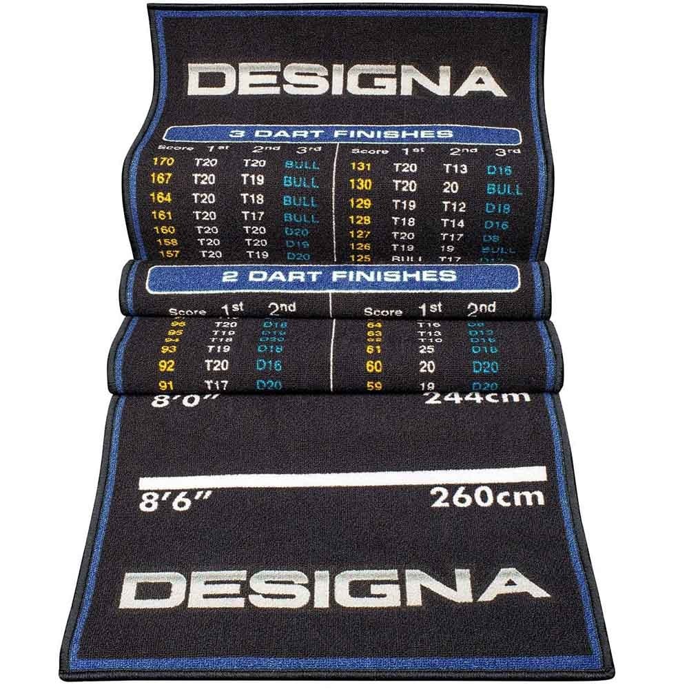 Masquedardos Protector designated Checkouts Non Slip Back Blue 290cmx60cm Mat24