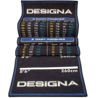 Masquedardos Protector designated Checkouts Non Slip Back Blue 290cmx60cm Mat24