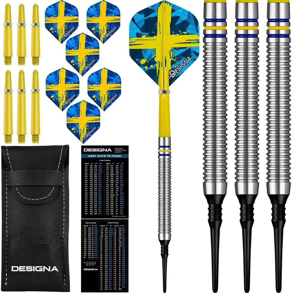 Masquedardos Darts Designa Patriot X Darts Suedia 90% 20g D9532