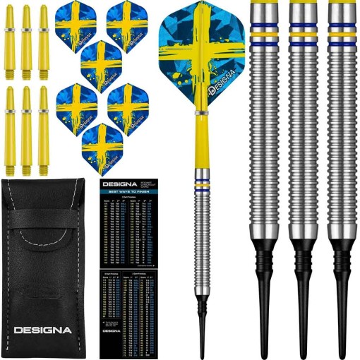 Masquedardos Dardos Designa Patriot X Darts Suecia 90% 20g D9532