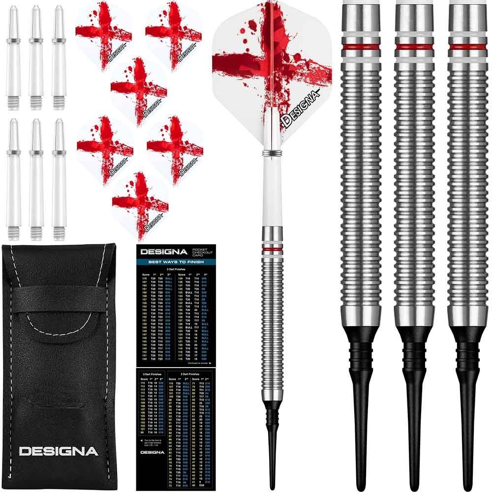 Masquedardos Dardos Designa Patriot X Darts Inglaterra 90% 20g D9522