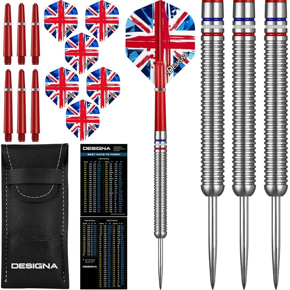 Masquedardos Darts Designa Patriot X Darts Great Britain 90% 22g D0747