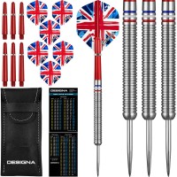 Masquedardos Darts Designa Patriot X Darts Großbritannien 90 % 24 g D0748