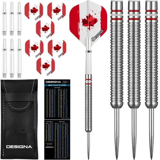 Masquedardos Freccette Designa Patriot X Darts Canada 90% 24g D0734