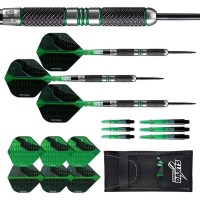 Masquedardos Darts Perfect Darts Black Grenade Knurled Musta Vihreä 90% 24g D3566