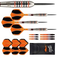 Masquedardos Darts Perfect Darts Solarfox 3 Torpedo Black Orange 90% 22g D3551