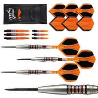 Masquedardos Dardos Perfect Darts Solarfox 1 Hrebenatka Negro Naranja 90% 24g D3545