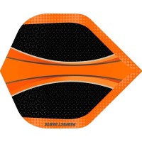 Masquedardos Perfect Darts Solarfox No2 Std Flights Black Orange F3249