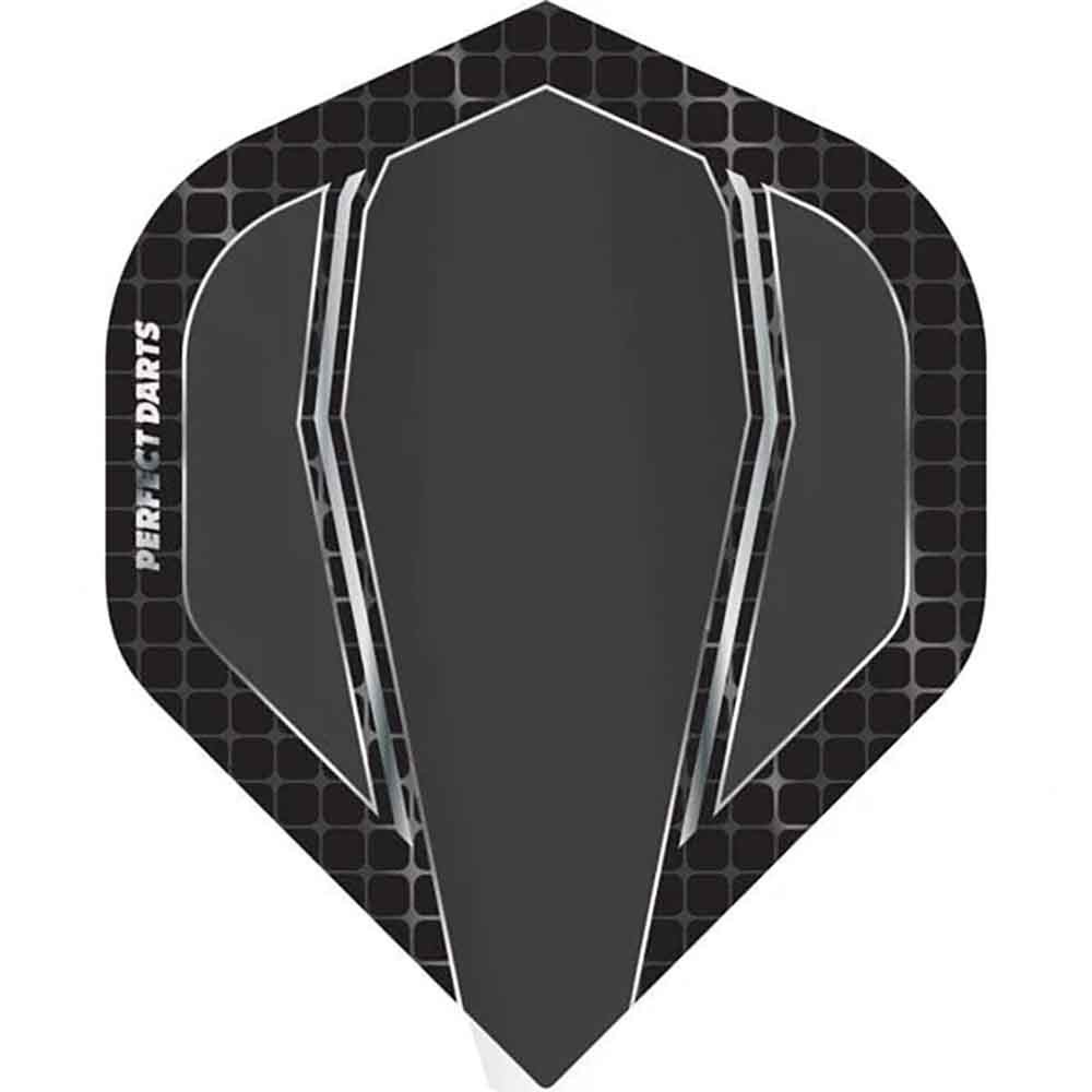 Masquedardos Perfect Darts feathers Terraforce No2 Std Black Smoke F3248