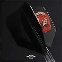 Masquedardos Пера Condor Axe Shape Yuki Yamada Get Luck Прозрачен Черен S 21.5mm Вие тримата.