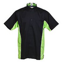 Masquedardos Camisa esportiva Dart preta e limão L Kk185nl-l