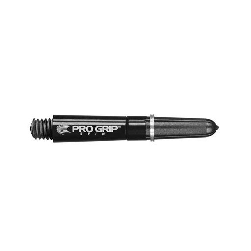 Masquedardos Target Pro Grip Spin Shaft Medium Black Shafts (48mm) 110791