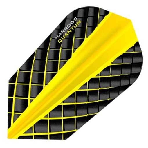 Masquedardos Feathers Harrows Darts Flights Quantum Yellow and Slim H6895