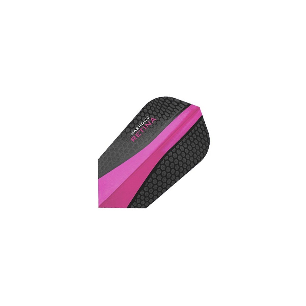 Masquedardos Plumas Harrows Retina Slim Negra Rosa H5506-2