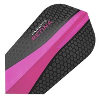 Masquedardos Plumas Harrows Retina Slim Negra Rosa H5506-2