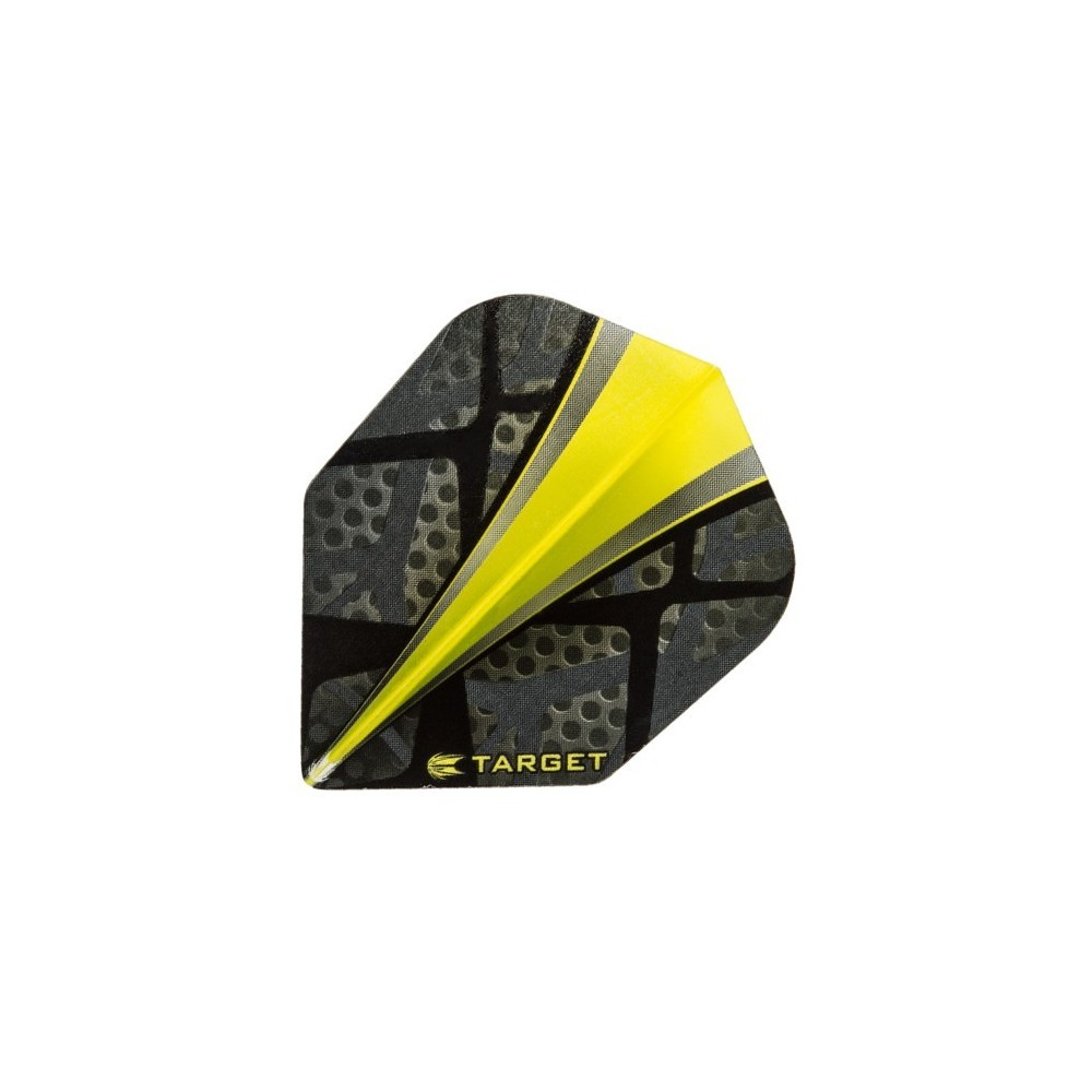 Masquedardos Feathers Target Darts Pro 100 Vision Center Sail number 6 Yellow 300680