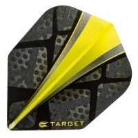 Masquedardos Feathers Target Darts Pro 100 Vision Center Sail number 6 Yellow 300680