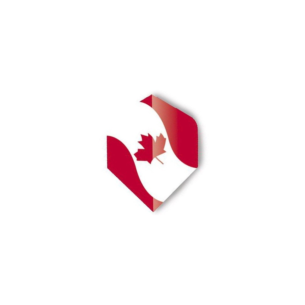 Masquedardos Feathers Unicorn Darts Standard Master Flag of Canada Canada