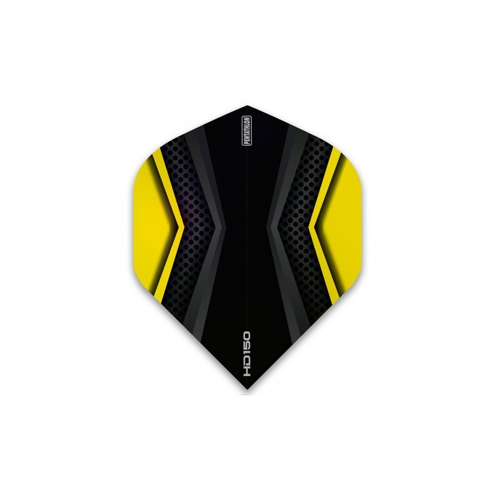 Masquedardos Pluma Pentathlon Hd 150 Micrones Standard Xwing Negro Amarillo Pp68