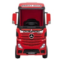 Masquedardos Camión Eléctrico Mercedes Actros Rojo Para Niños Hl358