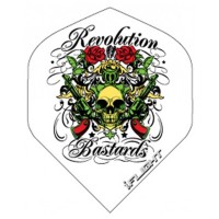 Masquedardos Canetas com emblema padrão Ruthless Skull Revolution