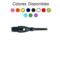 Masquedardos Puntas Dardo Unicorn Darts Contour 2ba 22mm 100unid 40014 Azul (100unid) 14063