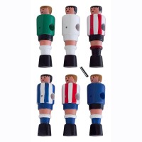 Masquedardos Wooden Player For Bar 14mm Legno Foosball Atletico Madrid 23307 11014