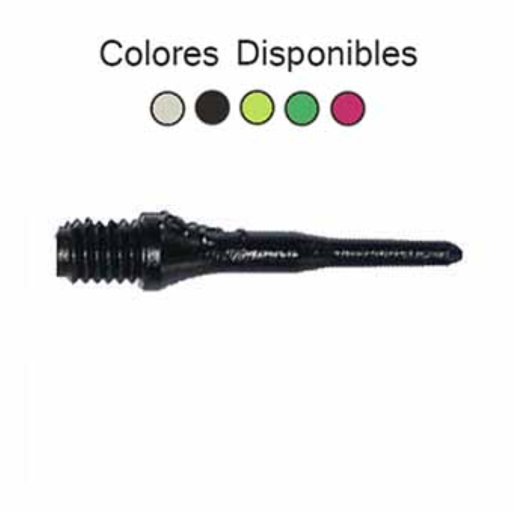 Masquedardos Evolution Tips 2ba 22mm 100 unidades Fluorescente Rosa 31910