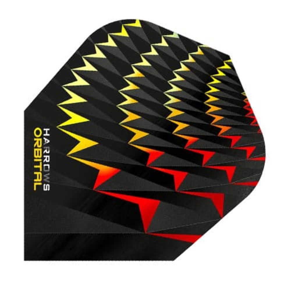 Masquedardos Feathers Harrows Darts Orbital Flights Yellow Red 4800