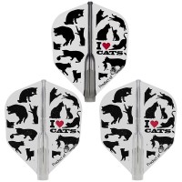 Masquedardos Fit Flight Air I Love Cats Forma 9650 Piume