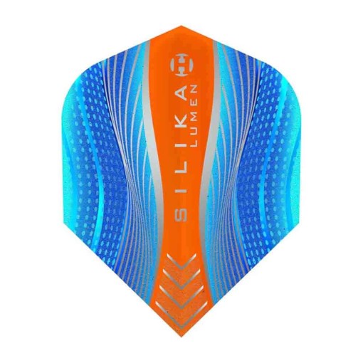 Masquedardos Piume Harrows Darts Silica Lumen N6 Shape 5119 Cyan Orange 5126