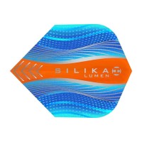 Masquedardos Plumas Harrows Darts Silika Lumen N6 Shape 5119 Cyan Orange 5126