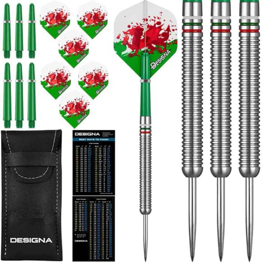 Masquedardos Darts Designa Patriot X Darts Wales 90% 24g