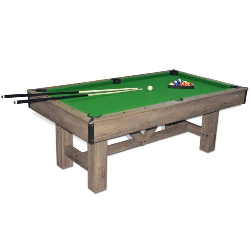 Masquedardos Vintage Billard 3 in 1 Jupiter. Billardtisch, Tischtennis-Esstisch 2786