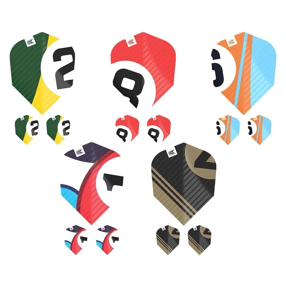 Masquedardos Target Chicane Pro.ultra Multipack Flights Feathers (5 Sets) No.6 Shape 337205