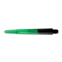 Masquedardos Glass cane two tone black green guildarts 35mm