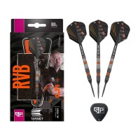 Masquedardos Cible de fléchettes Raymond Van Barneveld Rvb Black Edition Sp 80% 21gr 190212