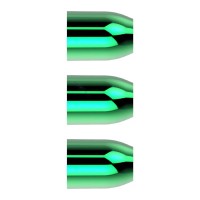 Masquedardos Neue Champagner-Ring-Grüne Premium-Gläser, 3 Einheiten