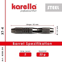 Masquedardos Darts Karella Xt 4 Reihe Laton 22g 8285.04