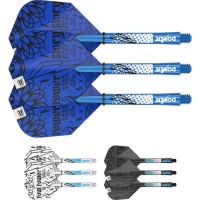 Masquedardos Feathers Target Phil Taylor The Power Ink (3 Sets) Feathers + Cane Medium 420009