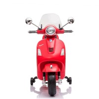 Masquedardos Červený elektrický motocykl Vespa 3-6 let 12v 7692