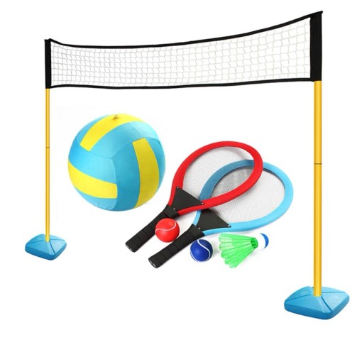 Masquedardos 3 In 1 Outdoor Game For Children. Volleyball, Tennis and Badminton 4792