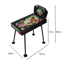 Masquedardos Flipper de espaço de pinball com pernas fixas 64 x 38 x 88 cm 2791