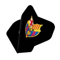 Masquedardos Feathers Barça Official license Fc Barcelona No2 Standard F2 Black with shield F4121