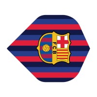 Masquedardos Barça Feathers hivatalos licenc Fc Barcelona No2 Standard F1 Azulgrana Stripes with Shield F4120